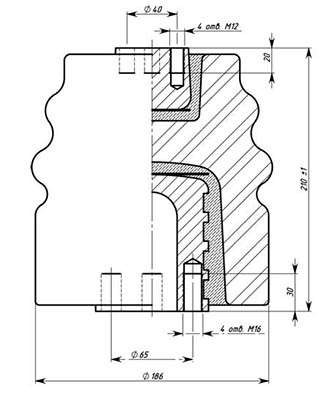 Схема Изолятора И25-125