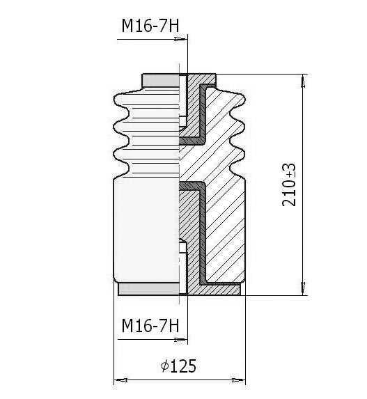 Схема Изолятора И8-125