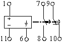 Схема подключения и расположения выводов ЕЛ-17